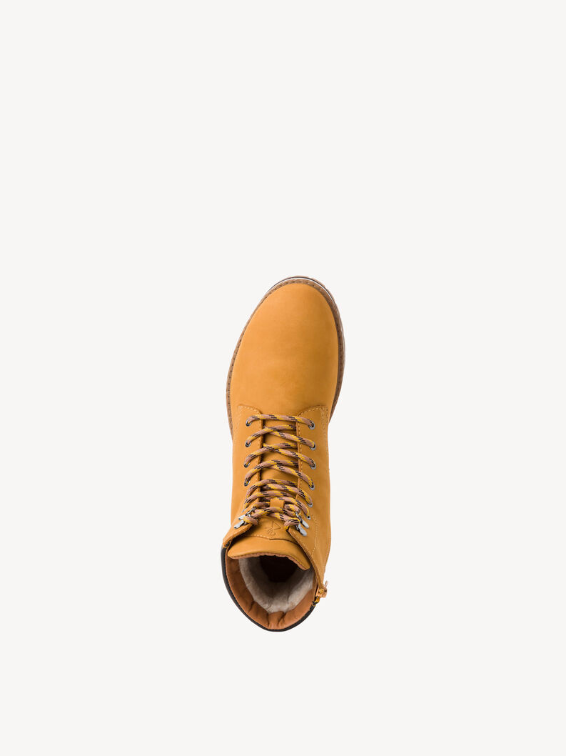 Leather Bootie - brown warm lining, CAMEL COMB., hi-res