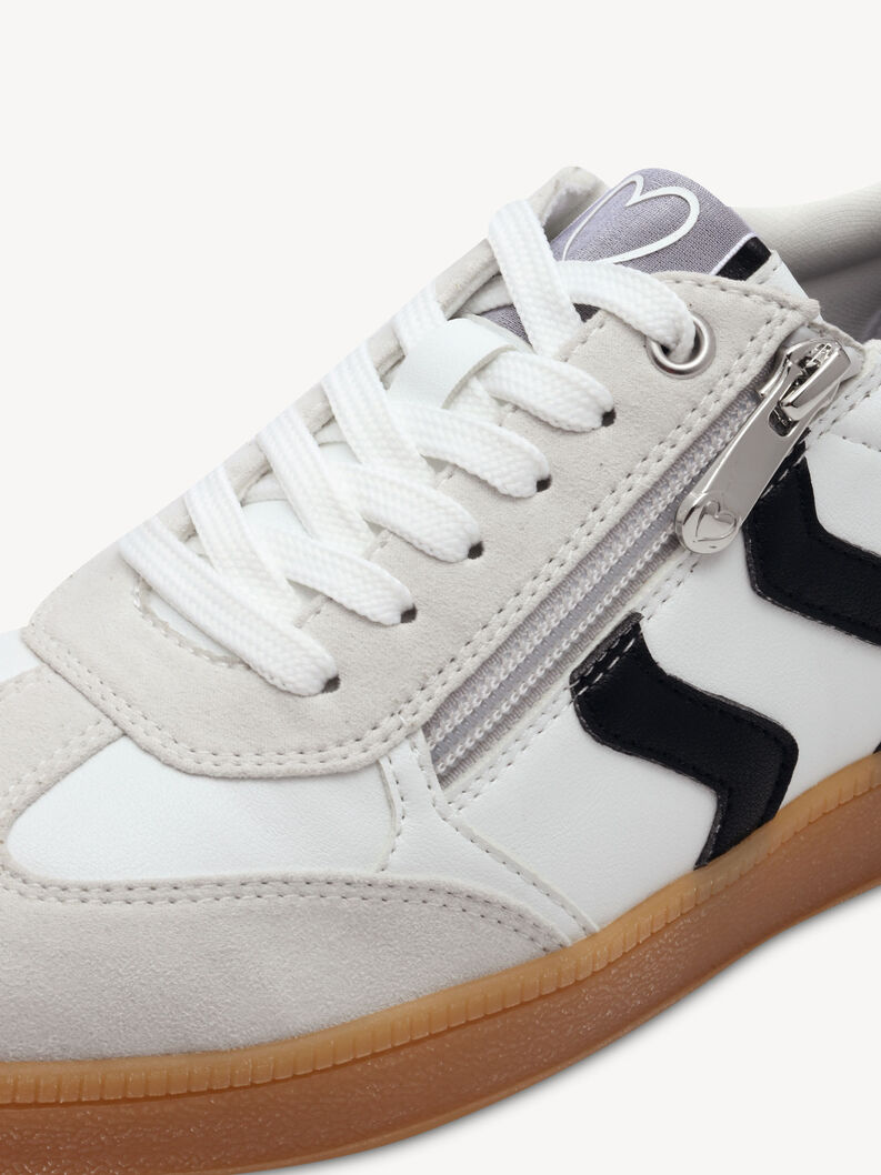 Sneaker - white, WHITE/BLACK, hi-res