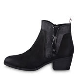 Lederstiefelette - schwarz, BLACK COMB, hi-res