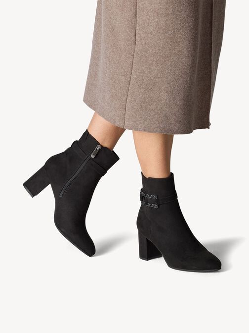 Stiefelette - schwarz, BLACK, hi-res
