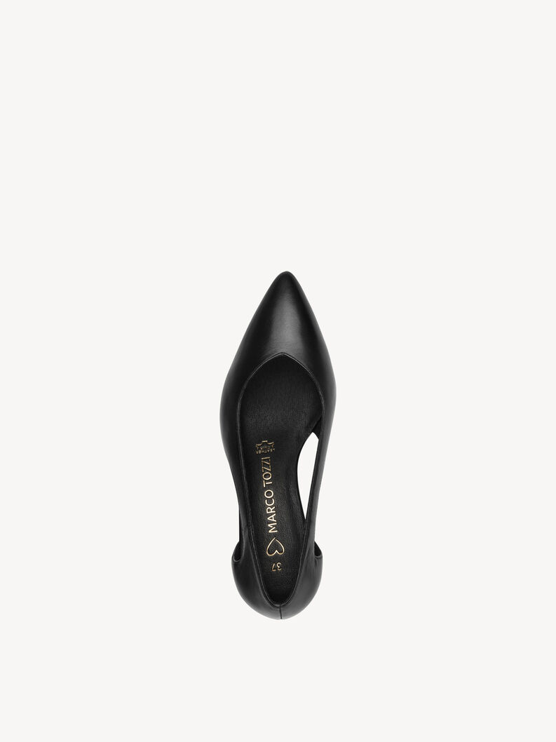 Lederpumps - schwarz, BLACK, hi-res