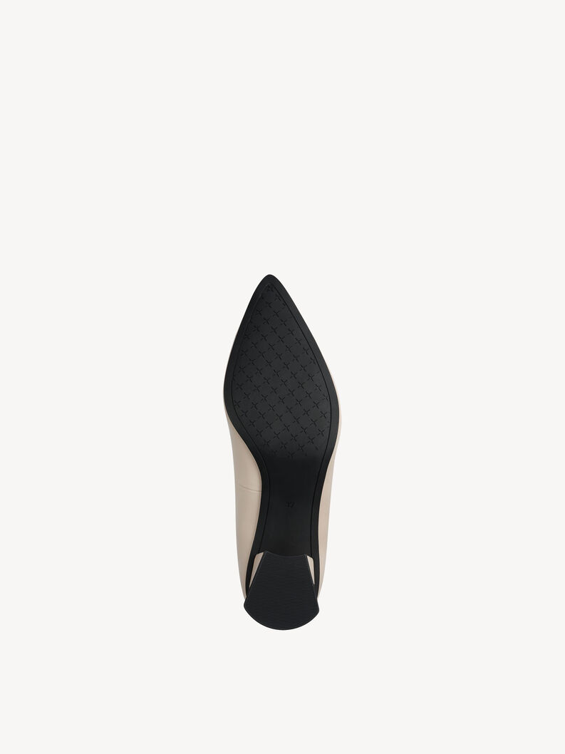 Lederpumps - beige, CREAM NAPPA, hi-res