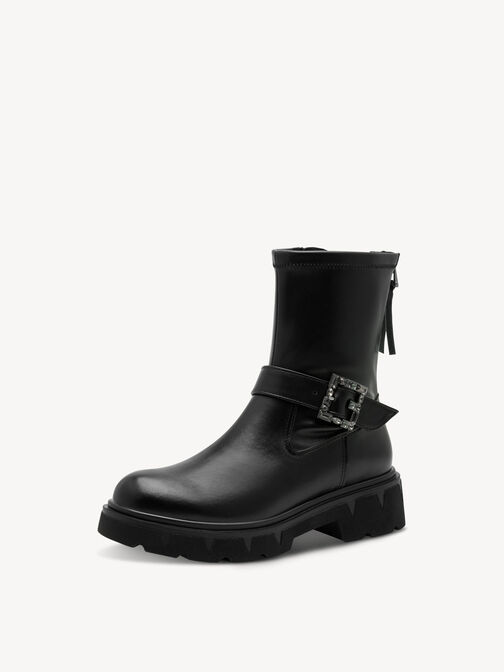 Stiefelette - schwarz, BLACK, hi-res
