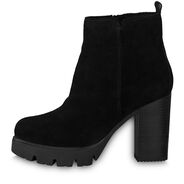 Leather Bootie - black, BLACK, hi-res