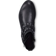 Lederstiefelette - schwarz, BLACK NAPPA, hi-res