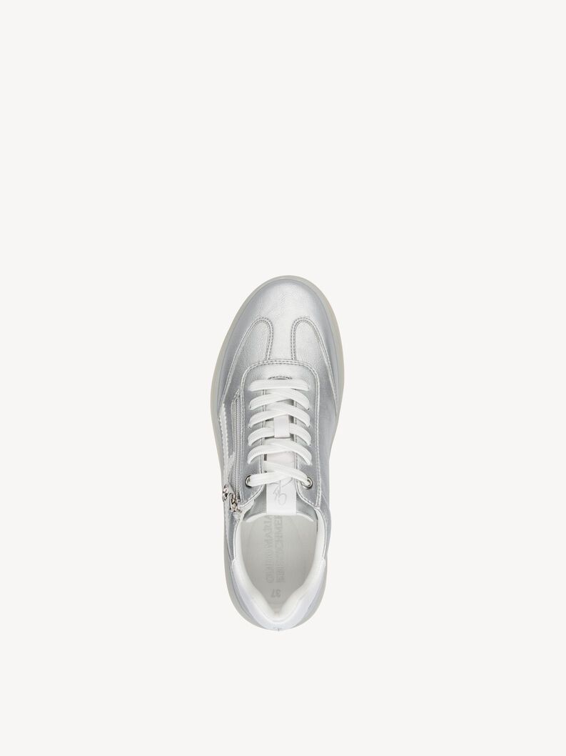 Sneaker - metallic, SILVER, hi-res
