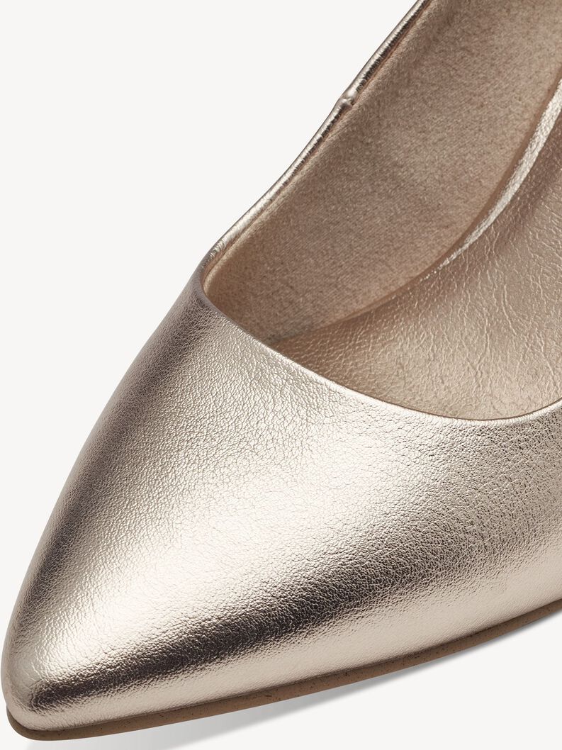 Pumps - metallic, PLATINUM, hi-res