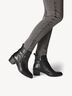 Lederstiefelette - schwarz, BLACK, hi-res