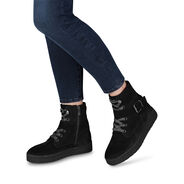 Lederstiefelette - schwarz, BLACK, hi-res