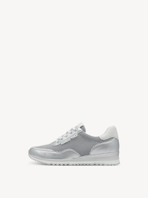 Sneaker, WHITE/SILVER, hi-res
