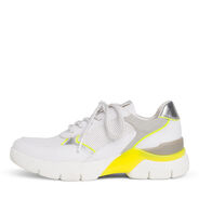 Basket - blanc, WHITE/NEON YEL, hi-res