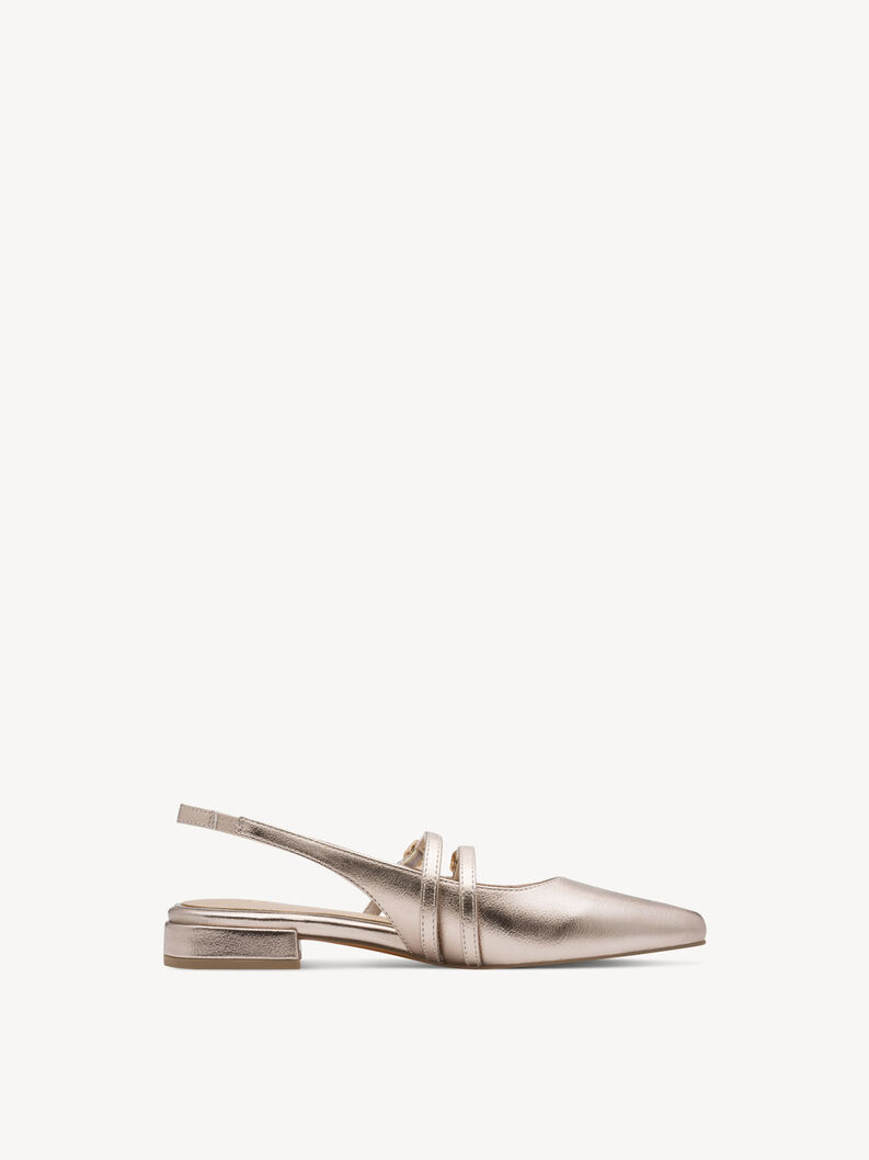 Slingpumps - metallic, PLATINUM, hi-res