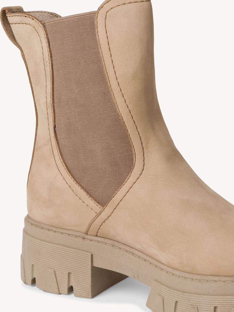 Leather Chelsea boot - beige, TAUPE NUBUCK, hi-res