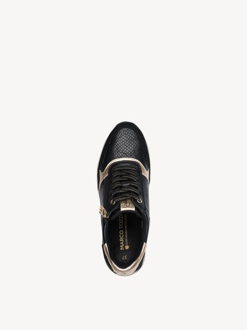 Sneaker - schwarz, BLACK/GOLD, hi-res