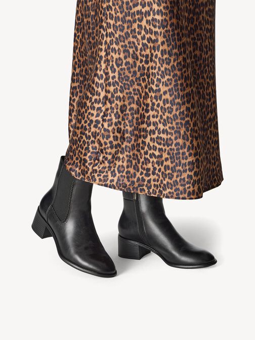 Leder Chelsea Boot - schwarz, BLACK NAPPA, hi-res