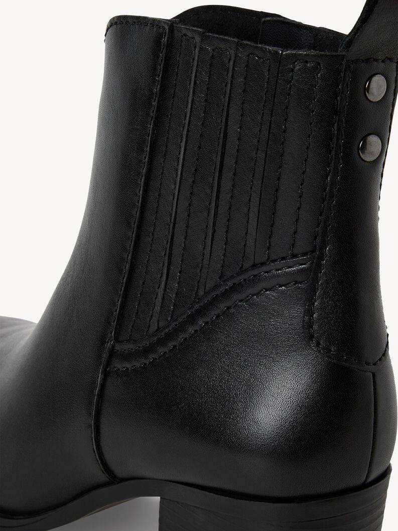 Kožené Kotníčková obuv - černá, BLACK, hi-res