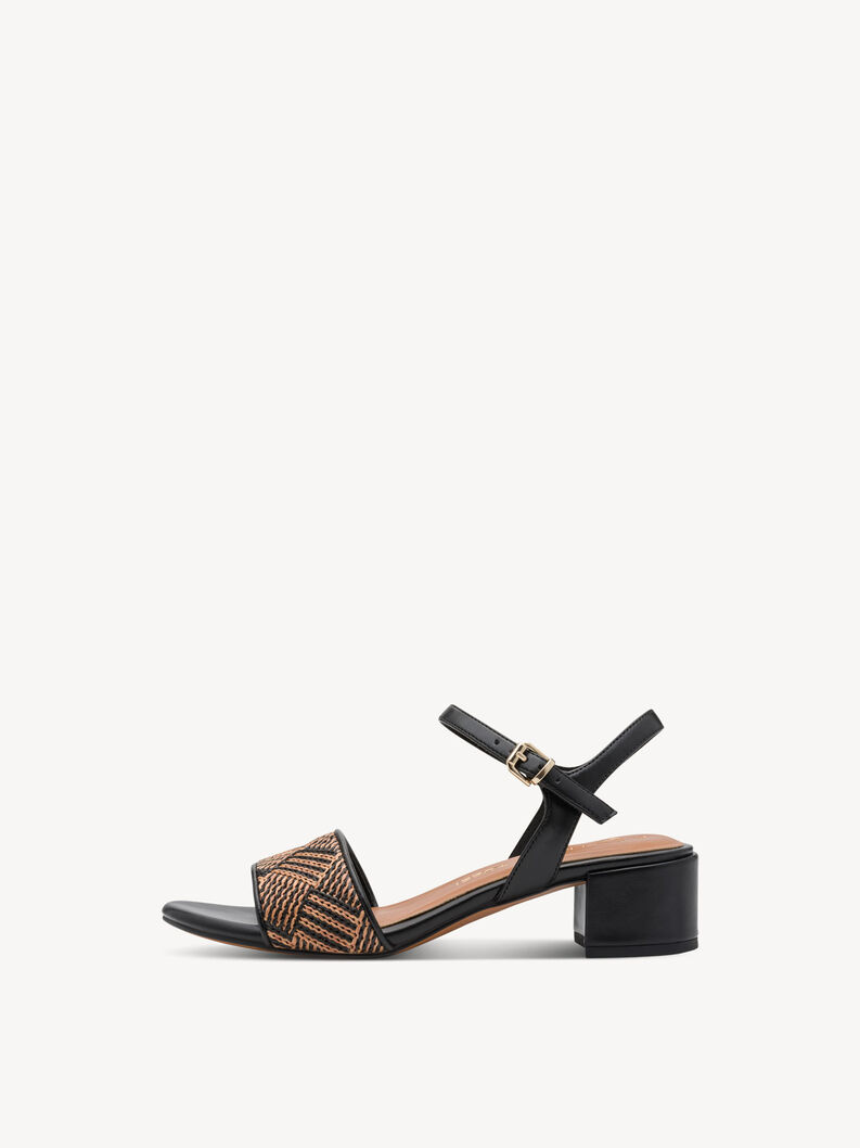 Sandalette - schwarz, BLACK COMB, hi-res