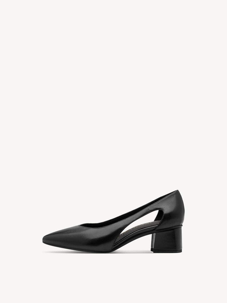 Lederpumps - schwarz, BLACK, hi-res