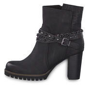 Bottine en cuir - noir, BLACK ANT.COMB, hi-res