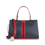 Satchel - blue, NAVY COMB, hi-res