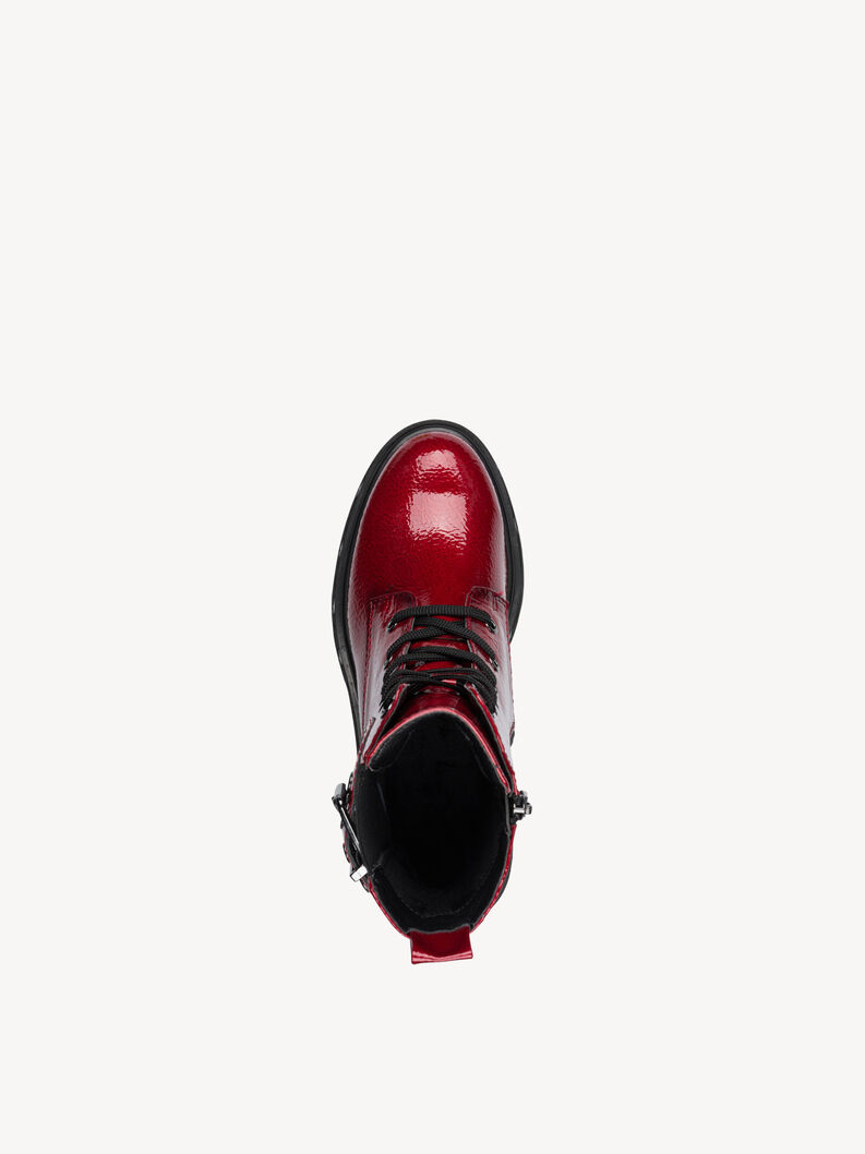 Stiefelette - rot, DK.RED PAT., hi-res