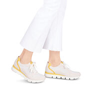 Basket en cuir - blanc, OFFWHITE COMB, hi-res