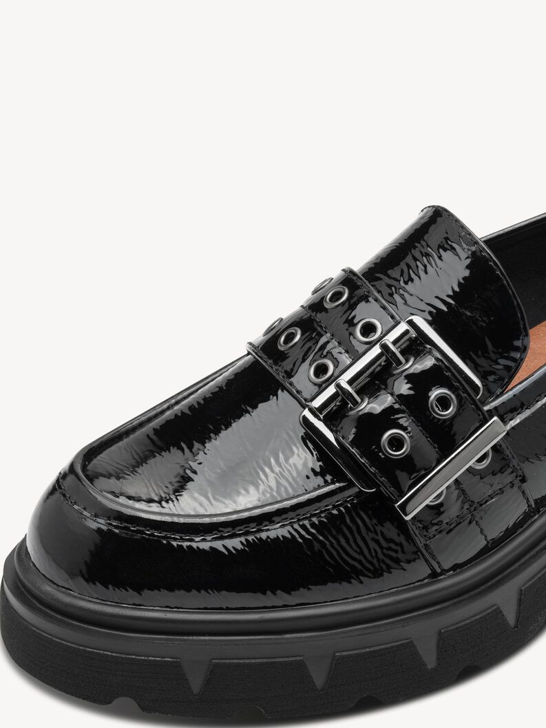 Slipper - schwarz, BLACK PATENT, hi-res