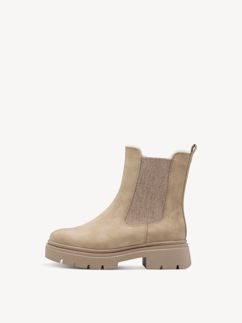 Chelsea Boot - beige Warmfutter, BEIGE, hi-res
