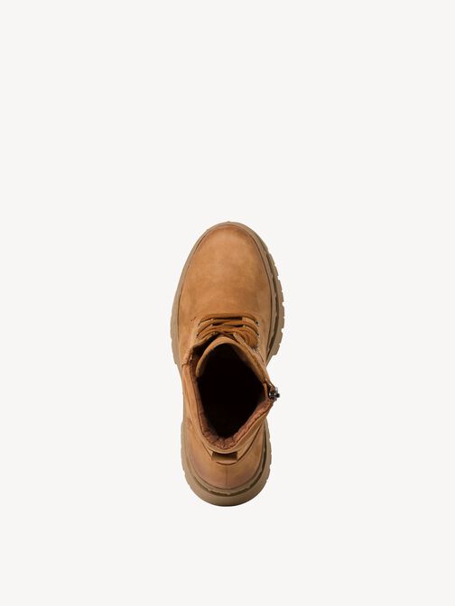 Leather Bootie - brown, COGNAC, hi-res