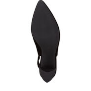 Leather sling pumps - black, BLACK, hi-res