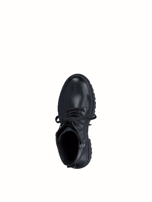Leather Bootie - black, BLACK, hi-res