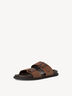 Lederpantolette - braun, CHESTNUT, hi-res