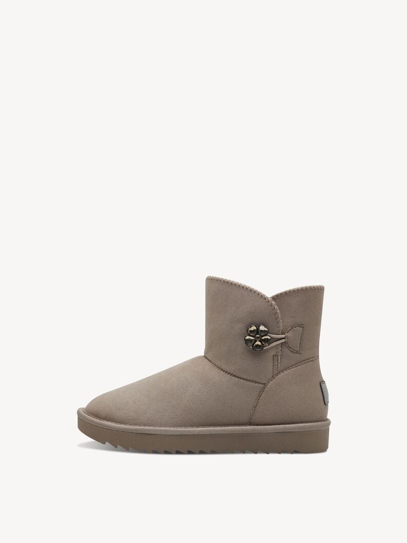 Stiefelette - beige Warmfutter, TAUPE, hi-res