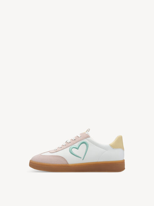 Sneaker, WHITE/POWDER, hi-res