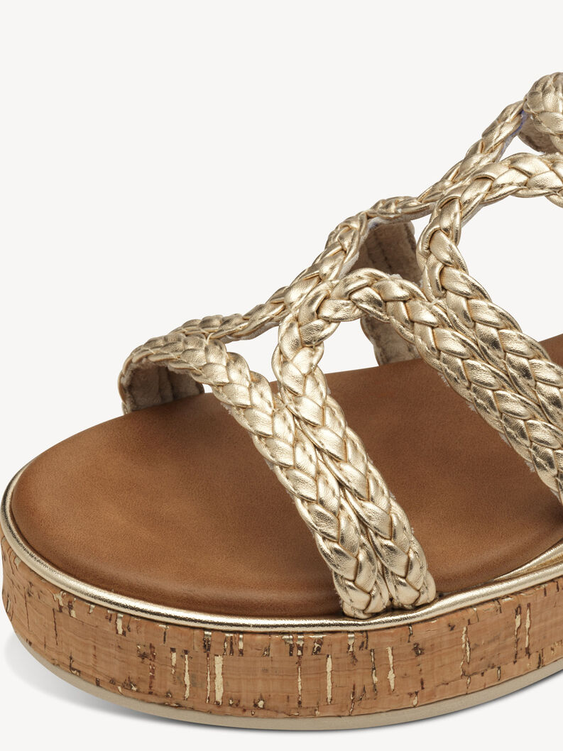 Sandal - gold, gold, hi-res