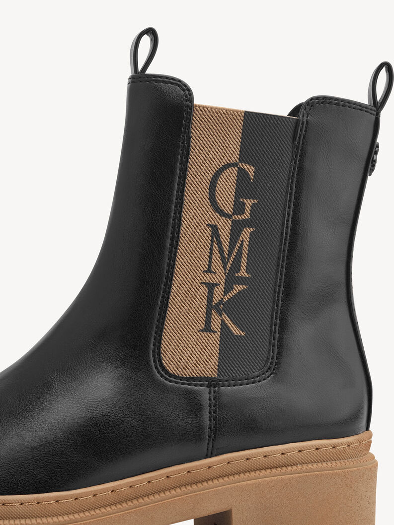 Obuv Chelsea - čern&aacute;, BLACK/NATURE, hi-res