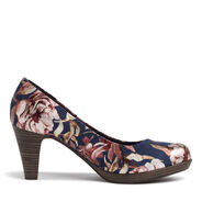 Pumps - blau, NAVY FLOWER, hi-res