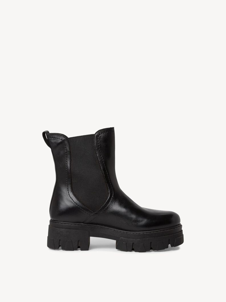 Leather Chelsea boot - black, BLACK, hi-res
