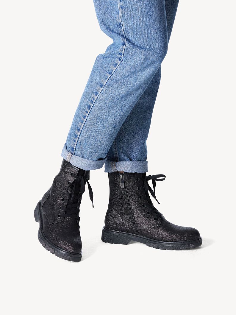 Bootie - black, BLACK GLITTER, hi-res