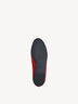 Leather Slipper - red, RED, hi-res