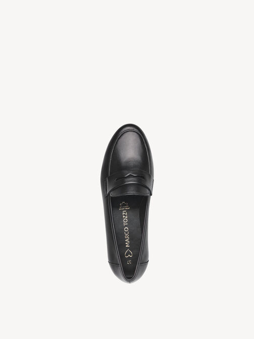 Lederslipper - schwarz, BLACK, hi-res