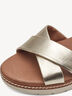 Leather Sandal - gold, GOLD COMB, hi-res