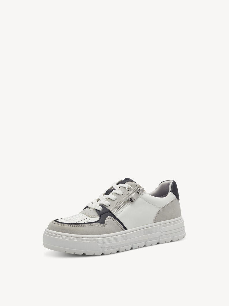 Sneaker - wei&szlig;, WHITE/BLACK, hi-res