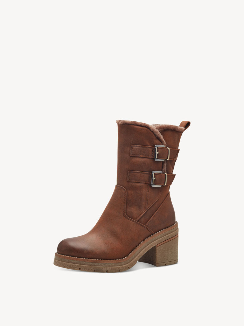 Botki - brązowy, koniak, hi-res