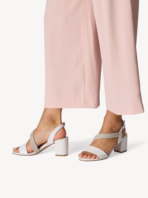 Sandalette - wei&szlig;, WHITE, hi-res