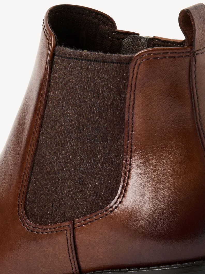 Leder Chelsea Boot - braun, CHESTNUT, hi-res
