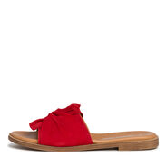 Lederpantolette - rot, RED, hi-res