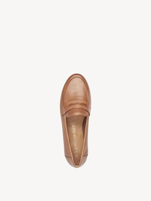 Lederslipper - braun, COGNAC, hi-res