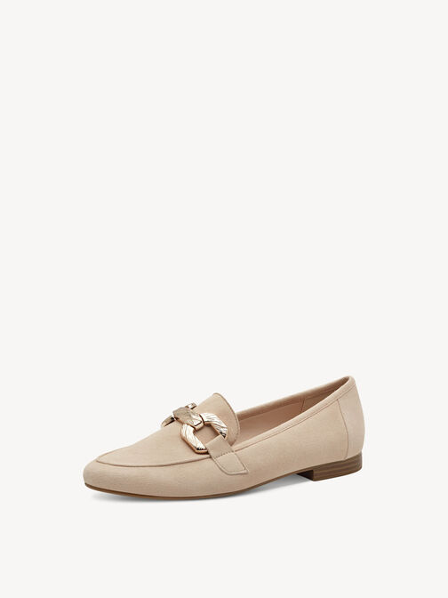 Lederslipper - beige, DUNE, hi-res