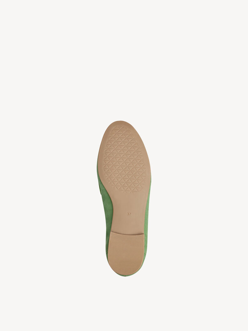 Lederslipper - grün, APPLE, hi-res